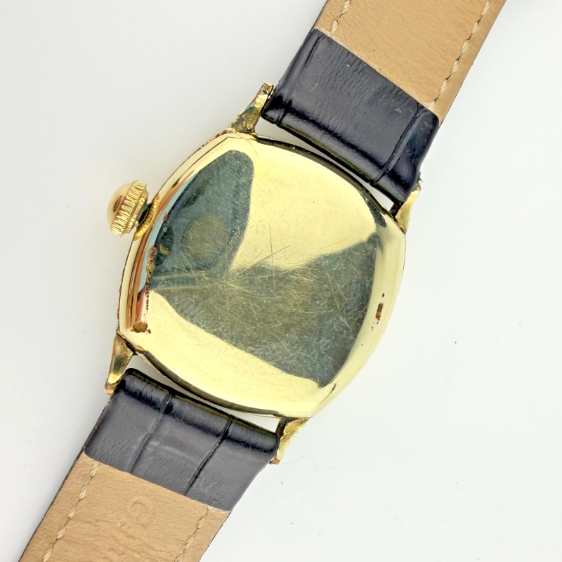 Vintage 1920s Elgin Gold Cushion Case Watch 17 Jewels Mechanical Running