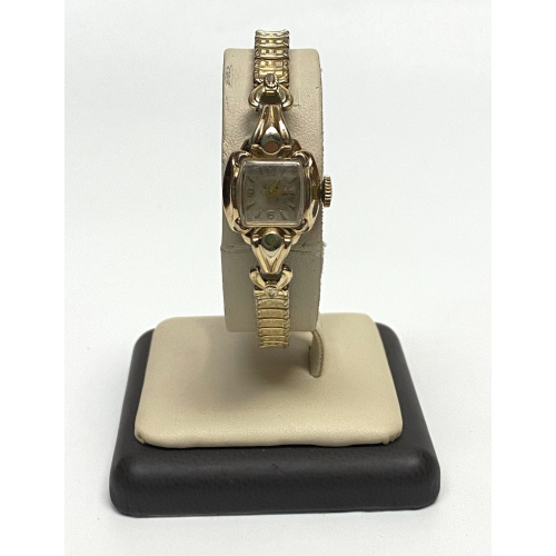 Vintage Bulova 10K Rolled Gold Plate Bezel Stainless Back Watch