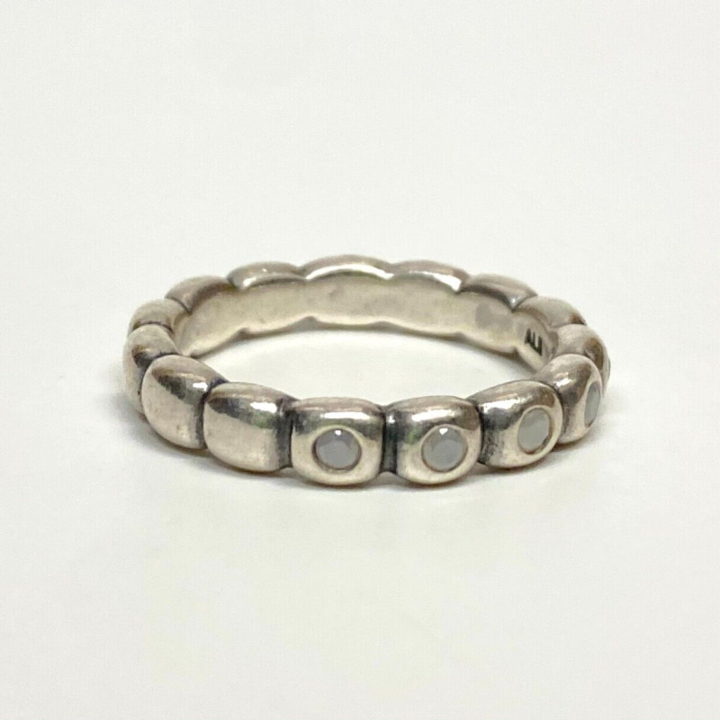 Authentic PANDORA Hope Ice Ring, Sterling Silver/White Cz Size 8