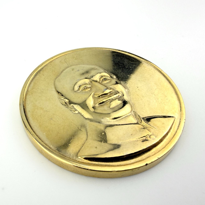 Vintage 1972 Republic of China Chiang Kai-shek 84th Birthday Commemorative Medal