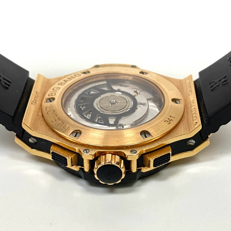 Hublot Big Bang 18k Rose Gold, Titanium & Ceramic Automatic Chronograph 44