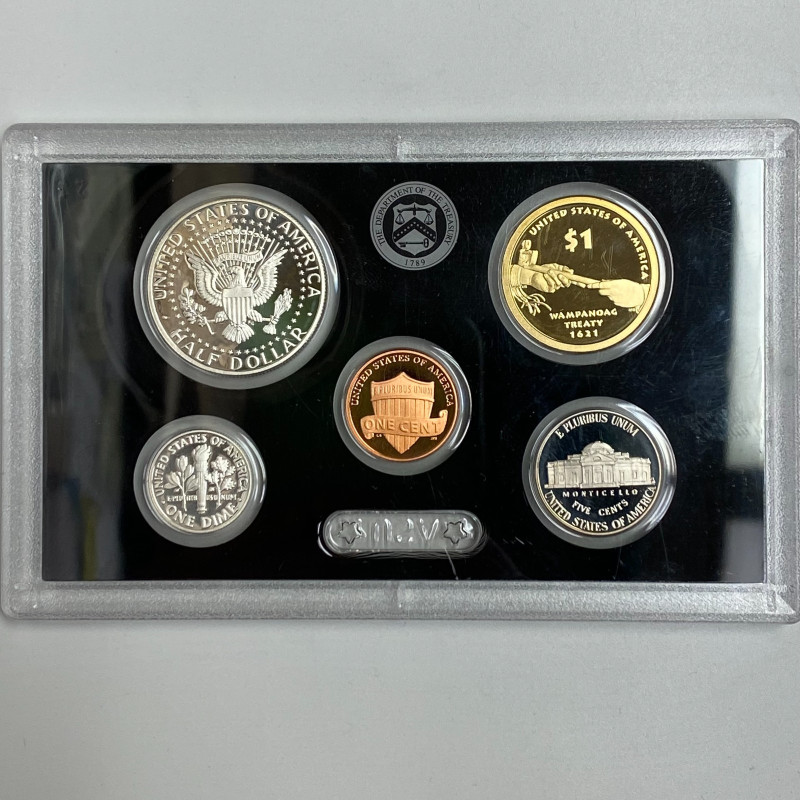 2011 Proof Set Coins United States Mint 1$, 50C, 10C, 5C, 1C