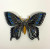 Vintage Alice Caviness Germany Enamel Sterling Silver Butterfly Brooch Vintage Alice Caviness Germany Enamel Sterling Silver Butterfly Brooch