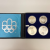 1976 Montreal Olympics Series I Géographie 4-Coin Sterling Silver Set Canada RCM