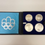 1976 Montreal Olympics Series I Géographie 4-Coin Sterling Silver Set Canada RCM