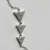 Shashi Sterling Silver Triangular Shaped Studded Bracelet 