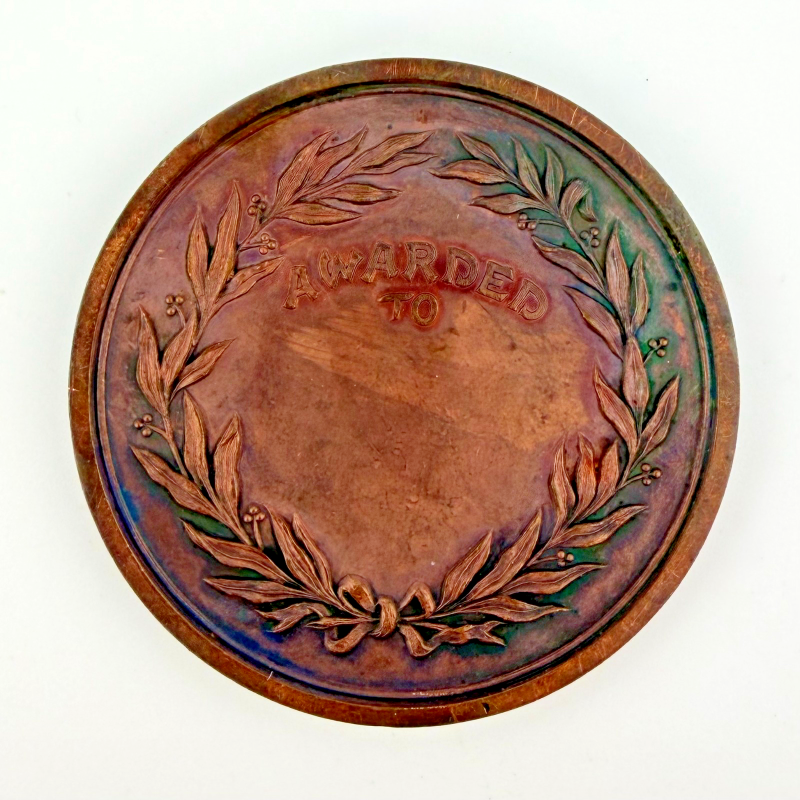 LONG ISLAND KENNEL CLUB AWARDED TO FROST SHEEPSHEAD BAY 1920 BRONZE MEDAL -2"