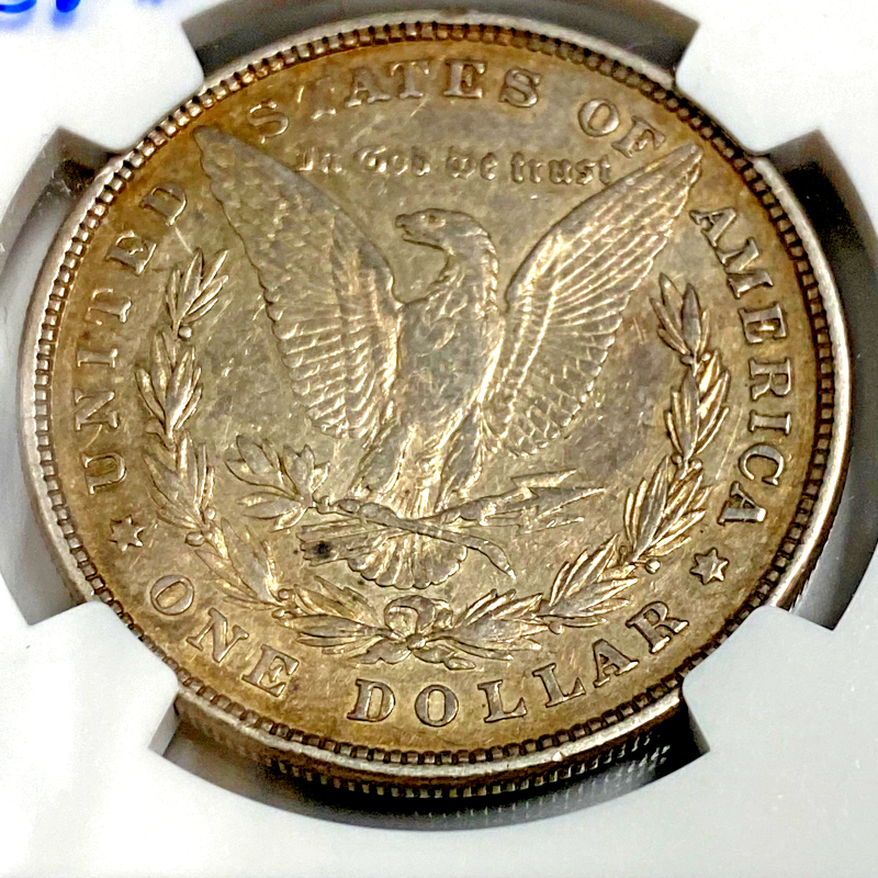 1878 8TF NGC XF 45, MORGAN DOLLAR $1