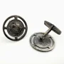 Cuff links with 1955 Netherlands One (1) Cent "Juliana" Coins