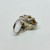 Yellow Citrine Rhodium Over 925 Silver Ring