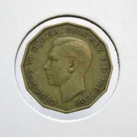 1939 Great Britain 3 Pence KM# 849    #3