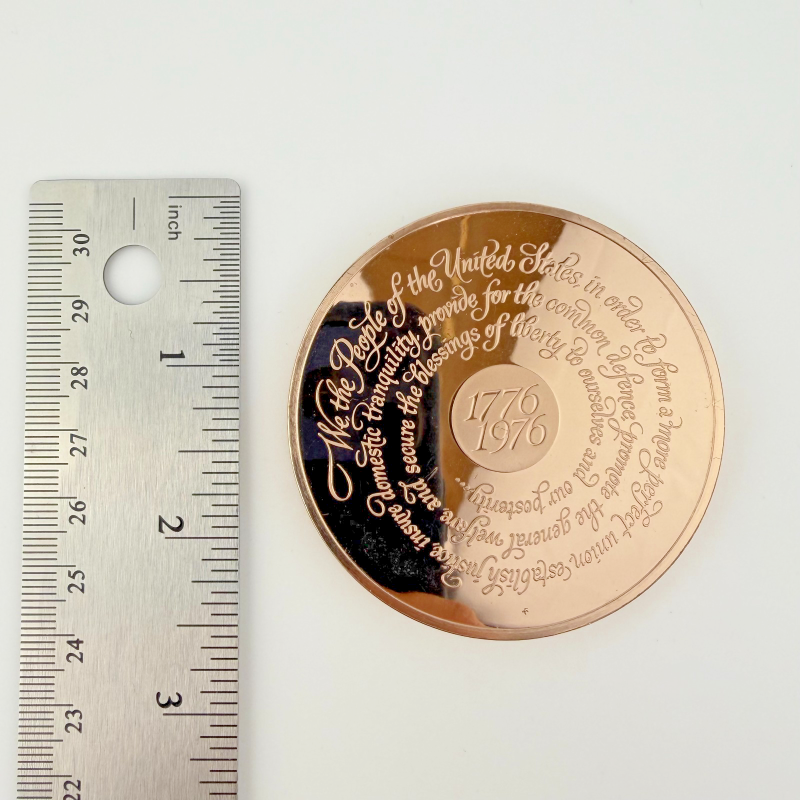 Franklin Mint Bicentennial Medal 1976 by Gilroy Roberts