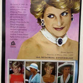 A Beautiful Princess Lost Grenada Collectable Postage Stamps