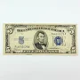 1934-C Series $5 Blue Seal Silver Certificate-Serial P 44893029 A Philadelphia