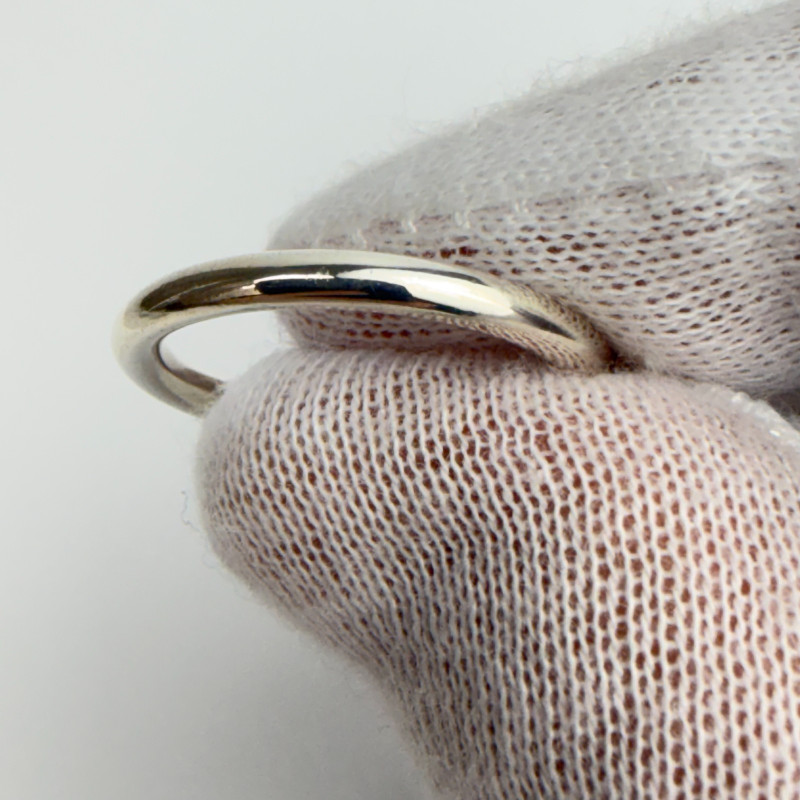 Pandora ALE 925 Sterling Silver Quietly Spoken Stack Band Ring Size 7