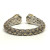 John Hardy Bracelet Dot Kick 925 Silver 18k Yellow Gold Cuff