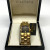 Watch Men Stainless Steel Gold toned Battery Date Black Quartz, 26mm Watch Men Stainless Steel Gold toned Battery Date Black Quartz, 26mm