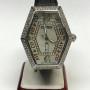 Ice Tek 9.5 ct Diamond AVI & CO Swiss Made Automatic White Face Watch