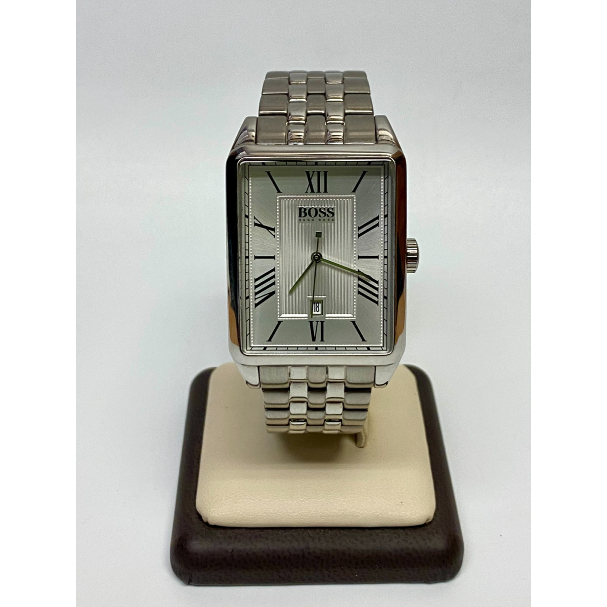 Vintage Hugo Boss Rectangular Silver Dial Quartz