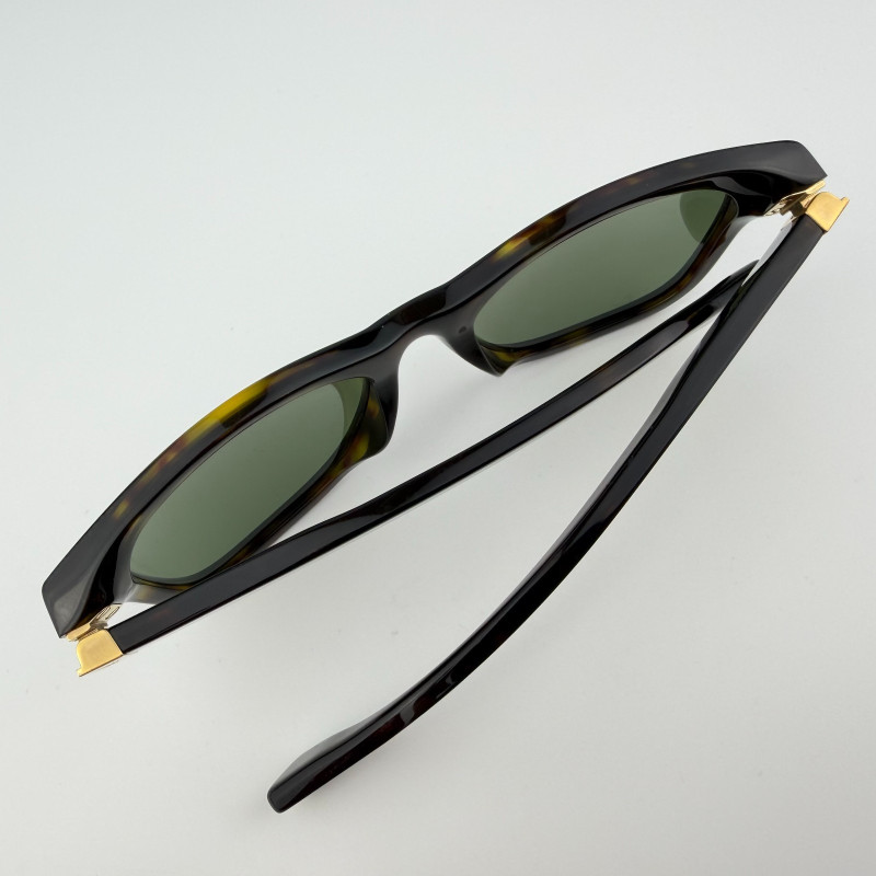 Rare Vintage ROLEX 1001/S Tortoiseshell Gold Crown Sunglasses 52mm