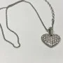 Crystals From Swarovski Puffed Heart Pendant Necklace