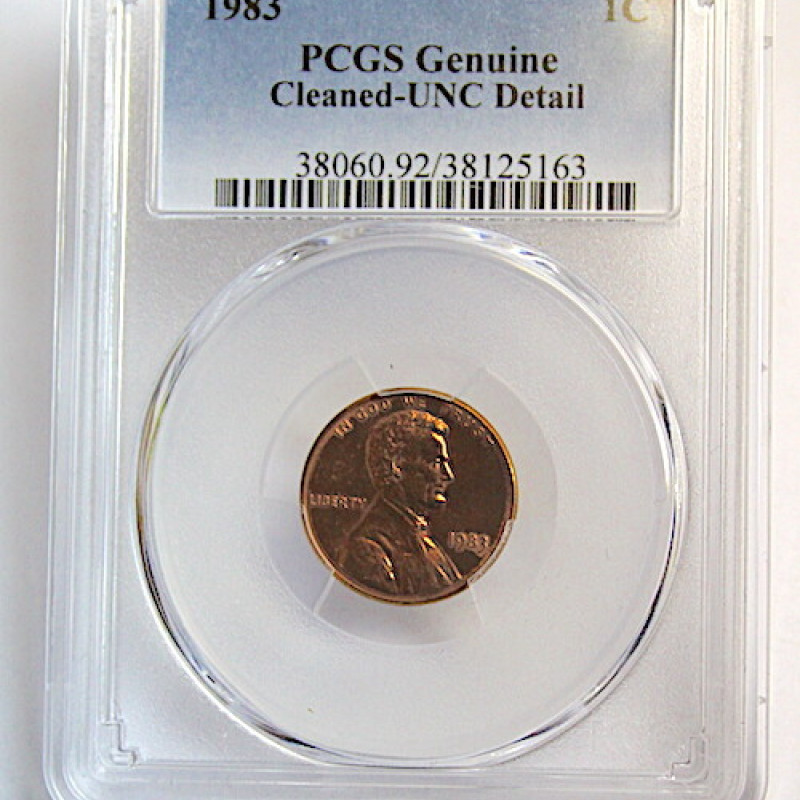 1983 PCGS LINCOLN MEMORIAL 1c