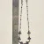 925 Sterling Silver Amethyst and Sapphires Drop Necklace - India