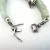 Designer Sterling Silver Light Green Natural Jade Bangle Bracelet - China LEC