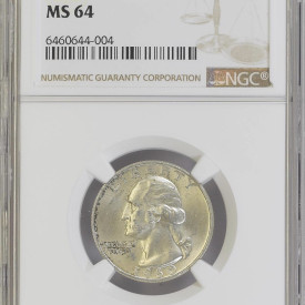 1960 D 25C NGC MS 64