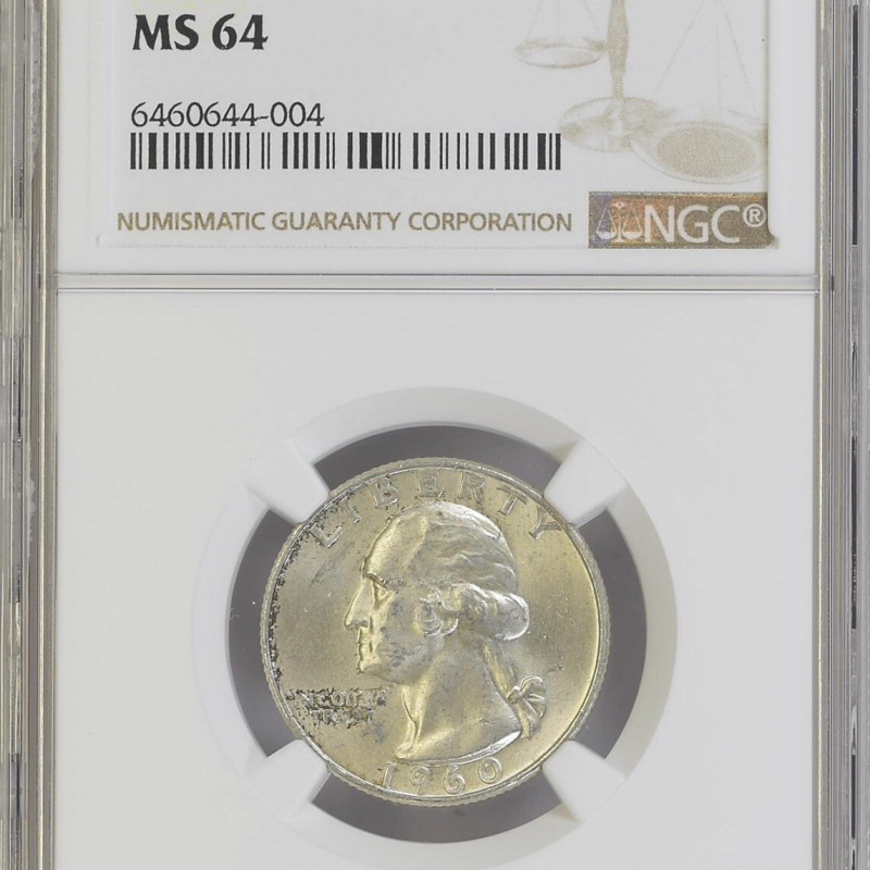 1960 D 25C NGC MS 64 1960 D 25C NGC MS 64