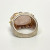 Beautiful David Sigal Sterling Silver 925 Rose Quartz Enamel Ring Size 7 Beautiful David Sigal Sterling Silver 925 Rose Quartz Enamel Ring Size 7