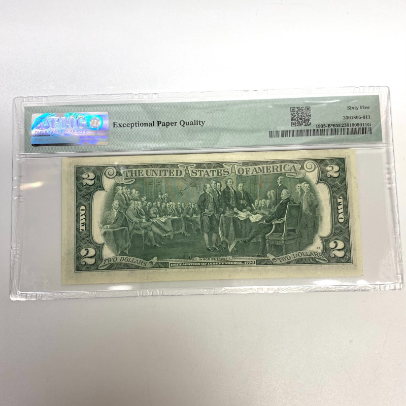 Fr 1935-B* (B* Block) $2 1976 FRN New York PMG 65 EPQ Fr 1935-B* (B* Block) $2 1976 FRN New York PMG 65 EPQ