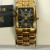 Watch Men Stainless Steel Gold toned Battery Date Black Quartz, 26mm Watch Men Stainless Steel Gold toned Battery Date Black Quartz, 26mm