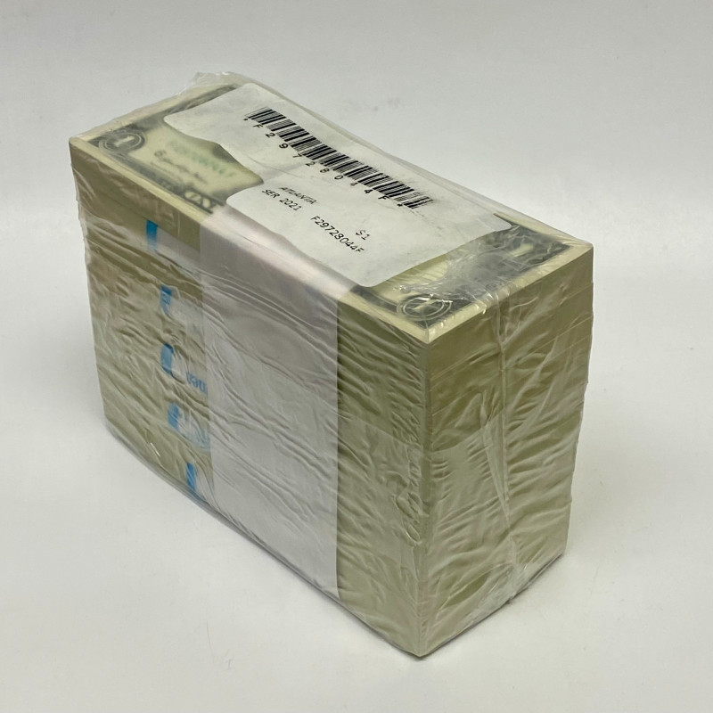 FULL BRICK (1000 $1 BILLS) 2021 UNCIRCULATED