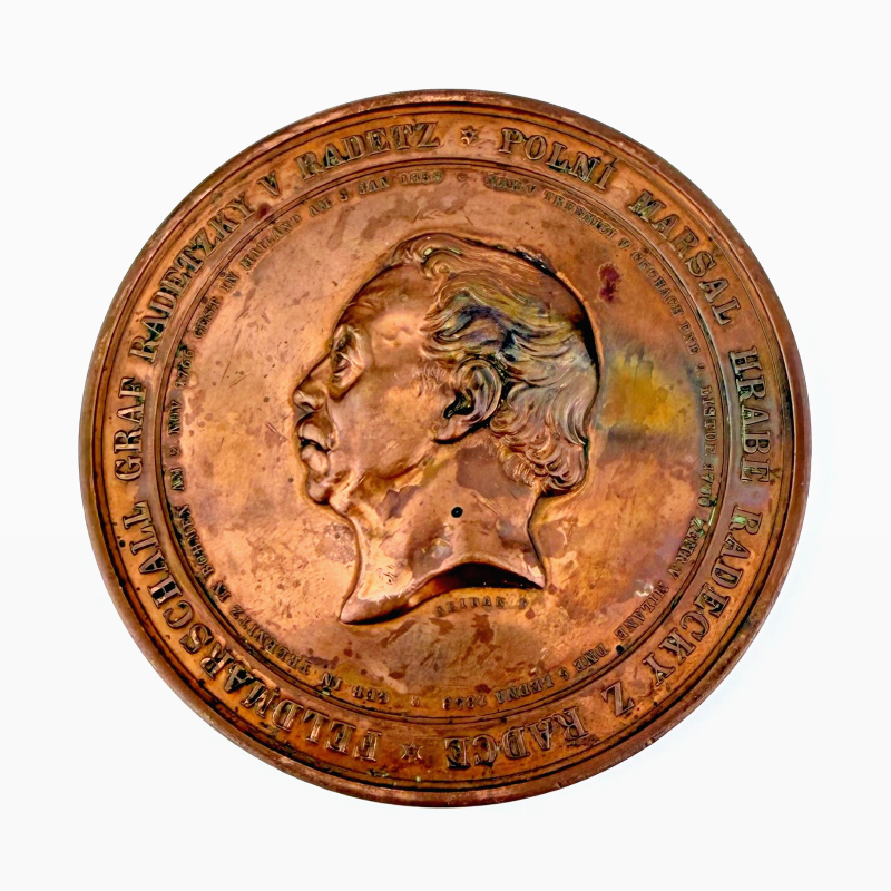 Austria, Imperial. A Field Marshal Radetzky Table Medal, c. 1859