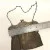 Antique Sterling Silver Mesh Purse - Ruby A Rossback 1909 Engraving