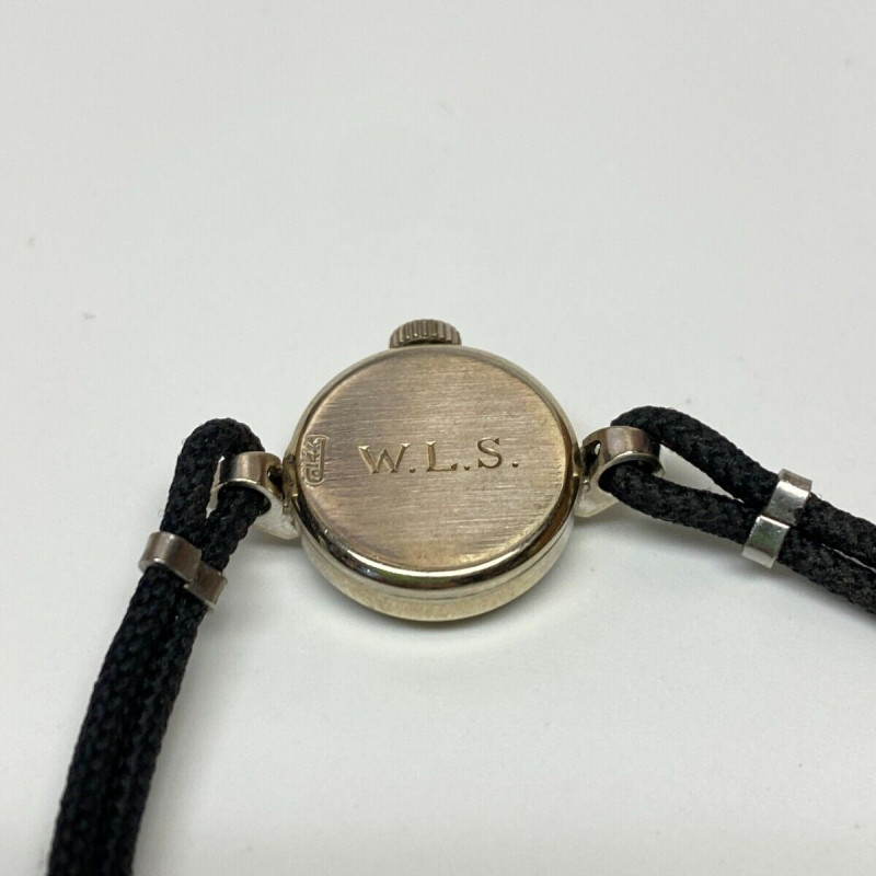 OMEGA Ladymatic Manual Wind Wristwatch, 14K Gold With initials W.L.S. OMEGA Ladymatic Manual Wind Wristwatch, 14K Gold With initials W.L.S.
