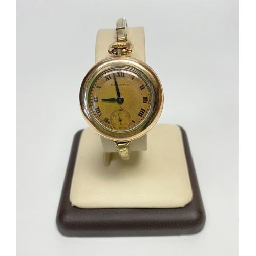 Hamilton Watch Movement Watch Co Lancaster PA Guaranteed 25 Years Case 10K GF