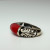 Vintage Tag Sterling Silver Red Coral ring, sz 7.0