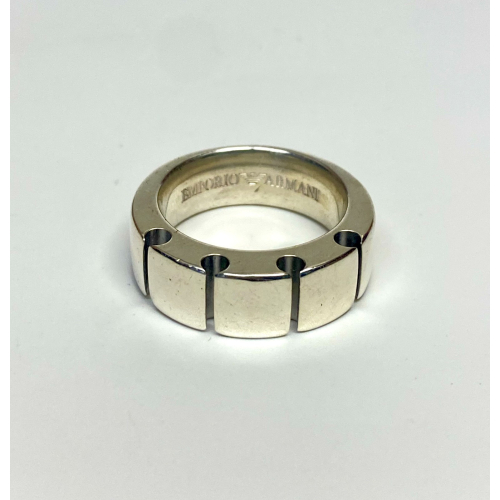 Emporio Armani Silver Ring Rare Size 10 Emporio Armani Silver Ring Rare Size 10