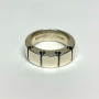 Emporio Armani Silver Ring Rare Size 10
