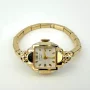 Vintage LaMarque 17 Jewels Ladies Gold Watch Expansion Bracelet Swiss 5.5 in