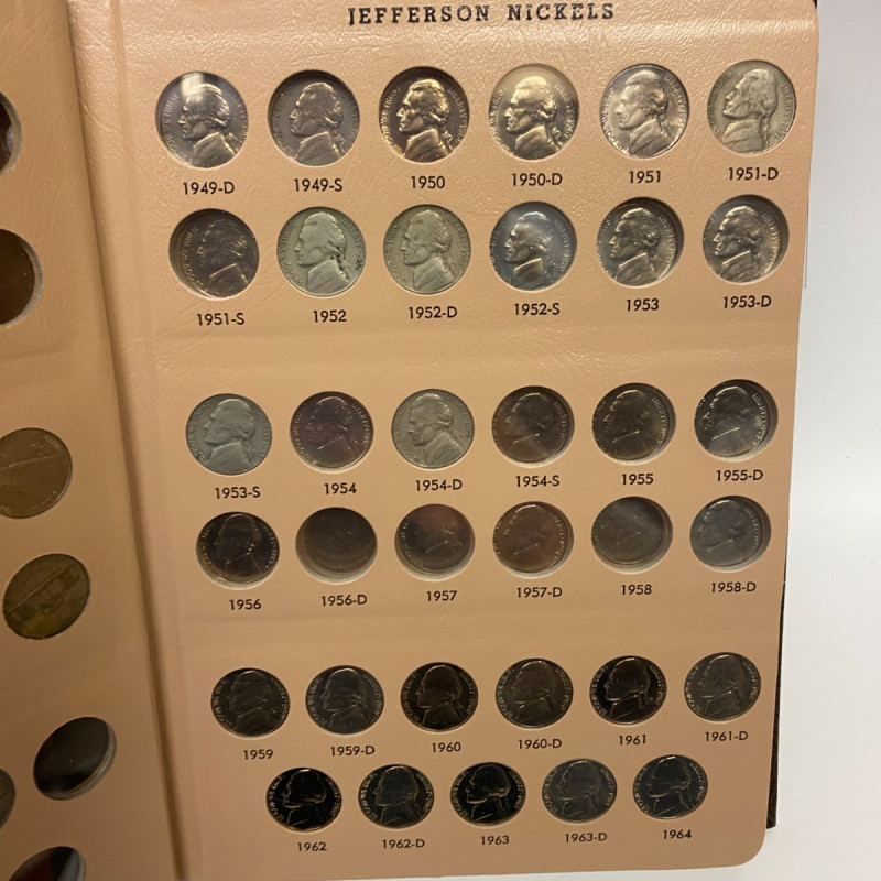 Jefferson Nickels Dansco Album with Proofs #8113 - 1938 to 2005 - No Coins Jefferson Nickels Dansco Album with Proofs #8113 - 1938 to 2005 - No Coins