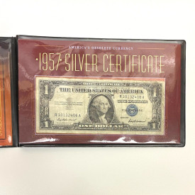 1957 Silver Certificate Blue Seal $1 R10132406A