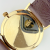 Vintage 14K Gold Jules Jurgensen 33mm Manual Wind Men's Watch Leather
