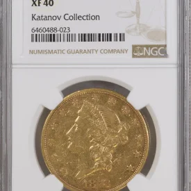 1878-S $20 Liberty Head Double Eagle NGC XF40