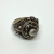 Sterling Silver Round Poison Ring