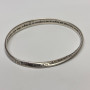 The Lord's Prayer Mobius Bangle Bracelet - 925 Sterling Silver