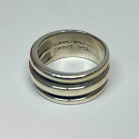 Tiffany & Co Ring  1995 Atlas Groove Wide Band Ring Size 5