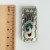 Navajo Coral And Turquoise Inlay Silver Money Clip signed cm
